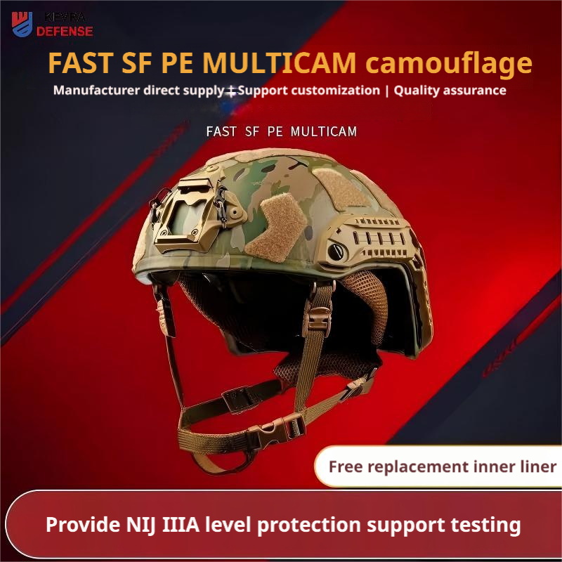 FAST SF NIJ IIIA Ballistic Helmet | Multicam UHMW-PE | Team Wendy