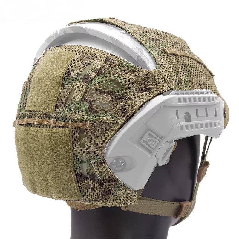 AF Series Tactical Helmet Mesh Cover | Camouflage, 50g Nylon