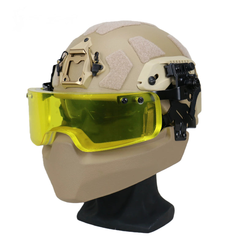 FAST SF Ballistic Helmet Set | NIJ IIIA Aramid with Visor & Jaw Guard