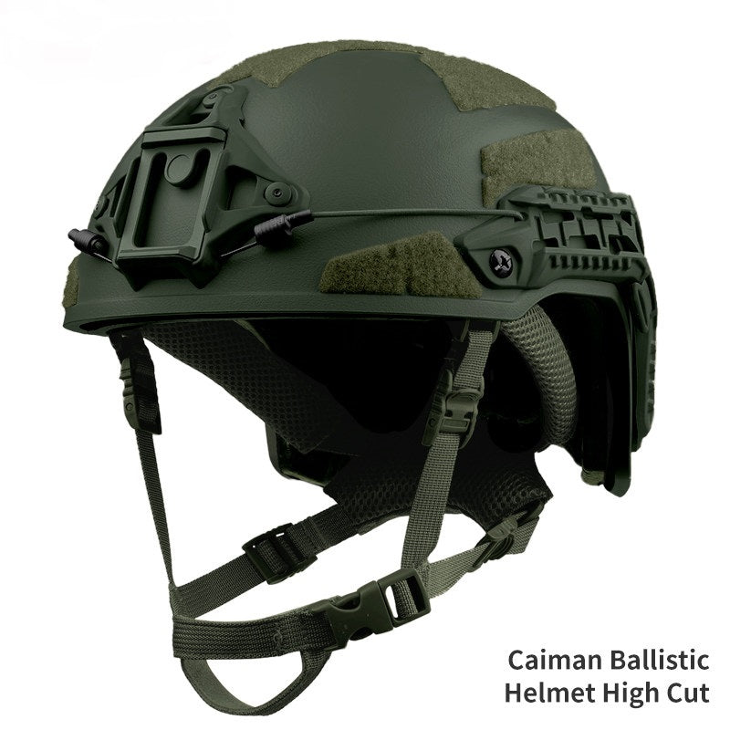 Caiman ABS Anti-Riot Tactical Helmet - High-Cut Version for Tactical Gear & Airsoft Games