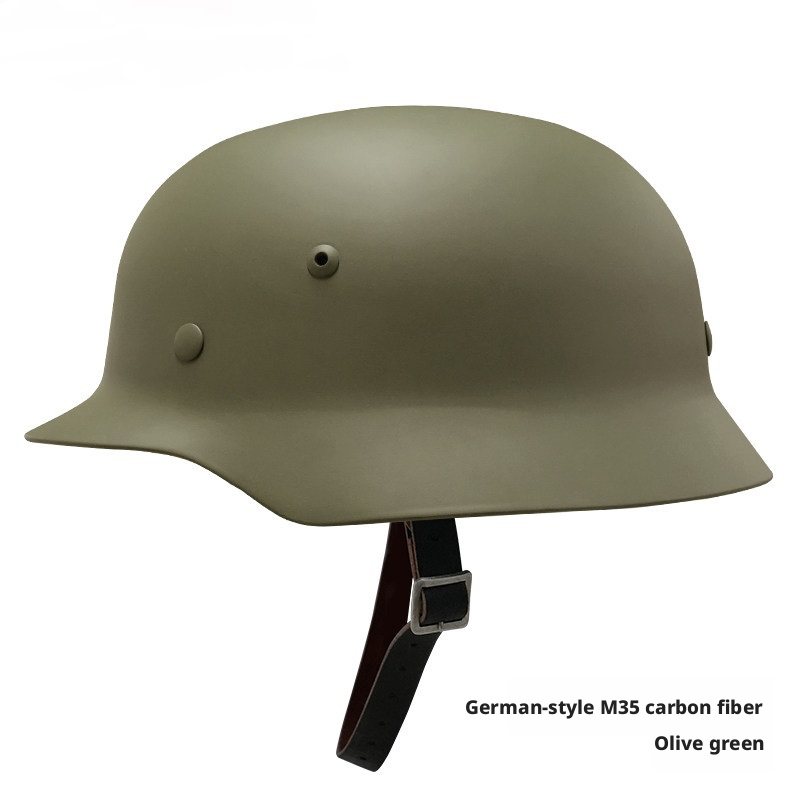M35 Carbon Fiber Helmet | Kevlar-Reinforced 1:1 Replica | 600g Lightweight Shell