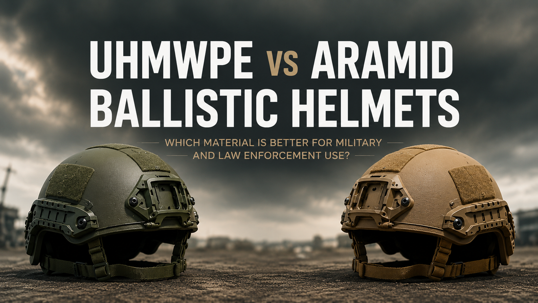 UHMWPE vs Aramid ballistic helmets comparison for military and law enforcement use
