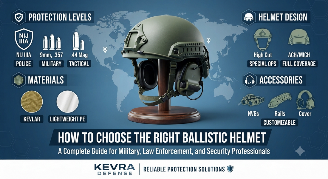Ballistic helmet selection guide for military and law enforcement – Kevra Defense