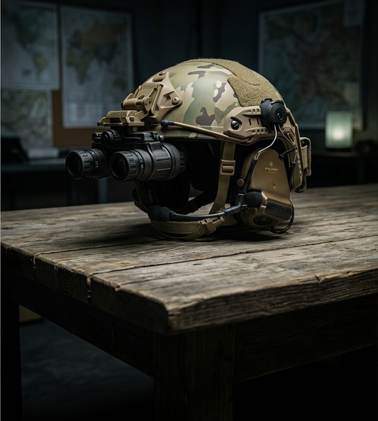 Professional high-cut ballistic helmet for PMC and private security operators