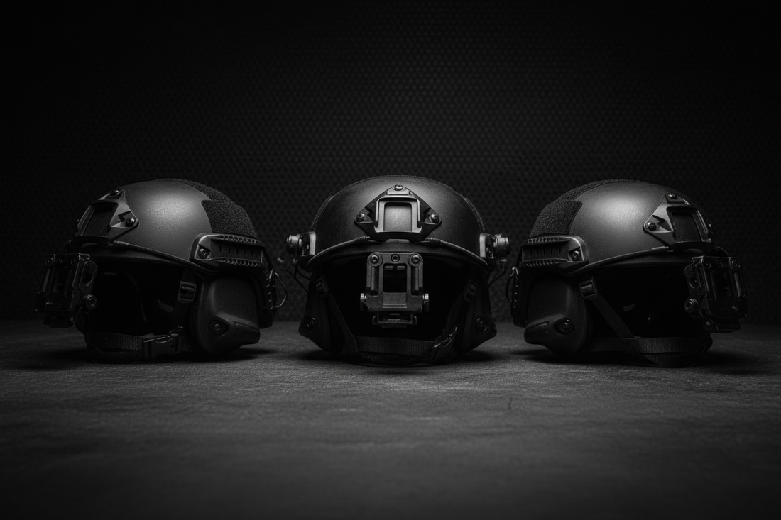 FAST vs MICH vs WENDY ballistic helmets comparison – NIJ IIIA tactical helmets by Kevra Defense