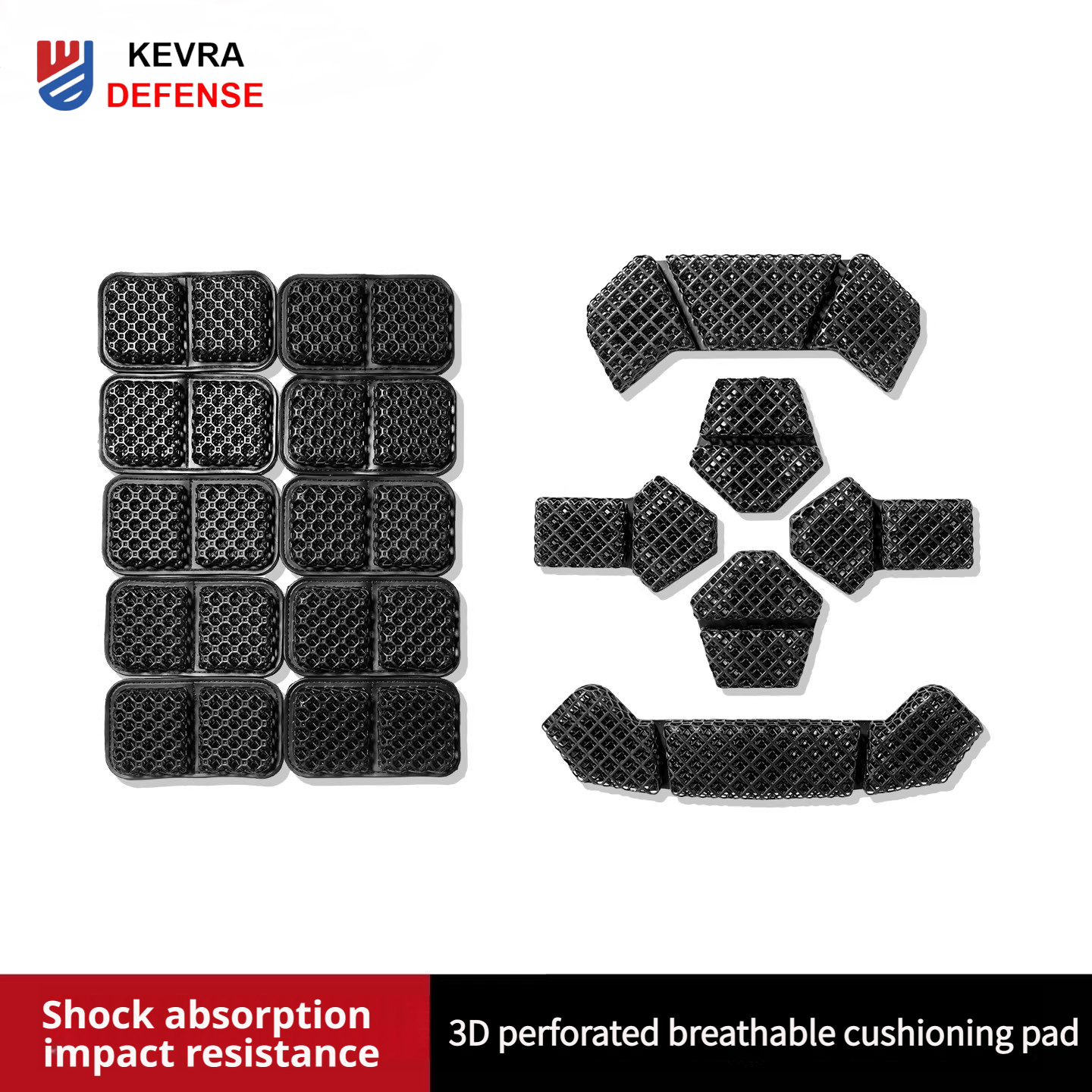 3D Hollow Breathable Cushion Pad - Universal Inner Liner for Tactical Helmets