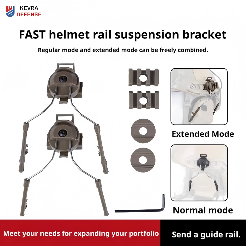 FAST Helmet Rail Suspension Mount - Tactical Headset Accessory