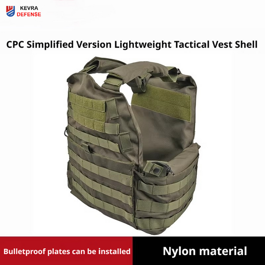 CPC Simple Version Lightweight Tactical Vest - Anti-Stab Liner & Ballistic Plate Compatible