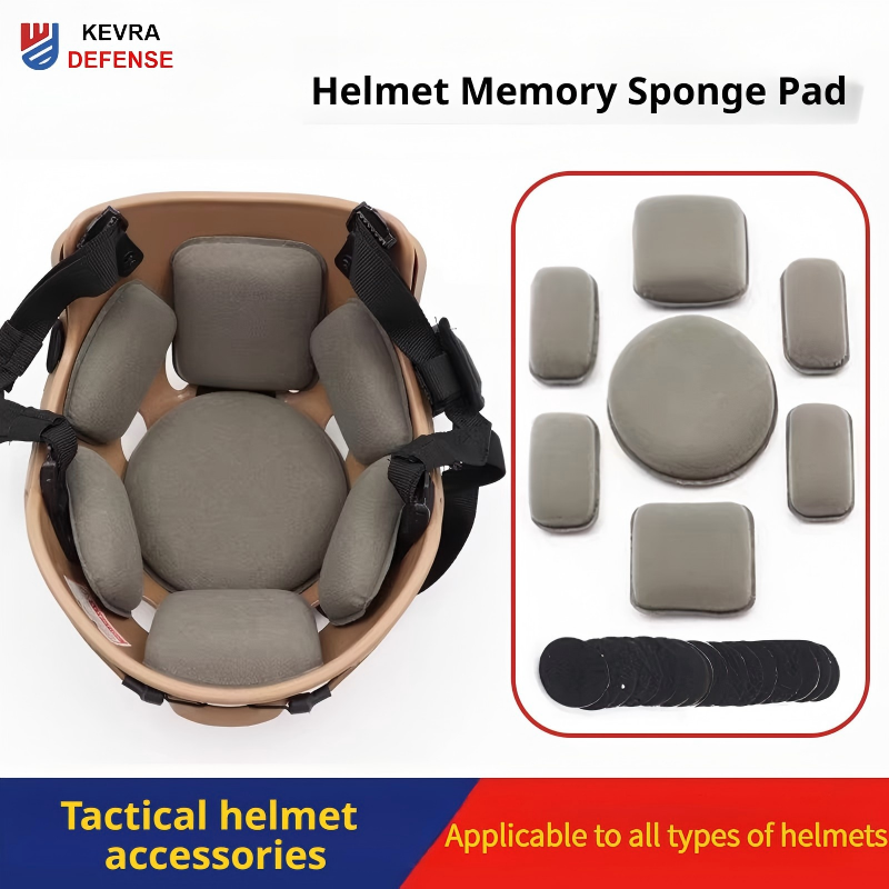 Helmet Memory Foam Liner Pad Set | Full, Half & Standard Grades