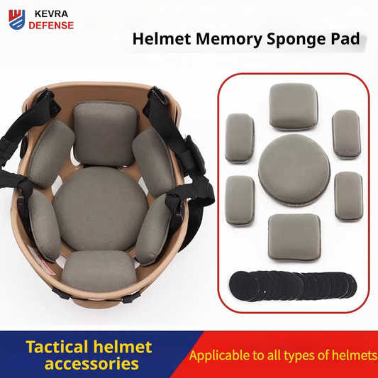 Helmet Memory Foam Liner Pad Set | Full, Half & Standard Grades