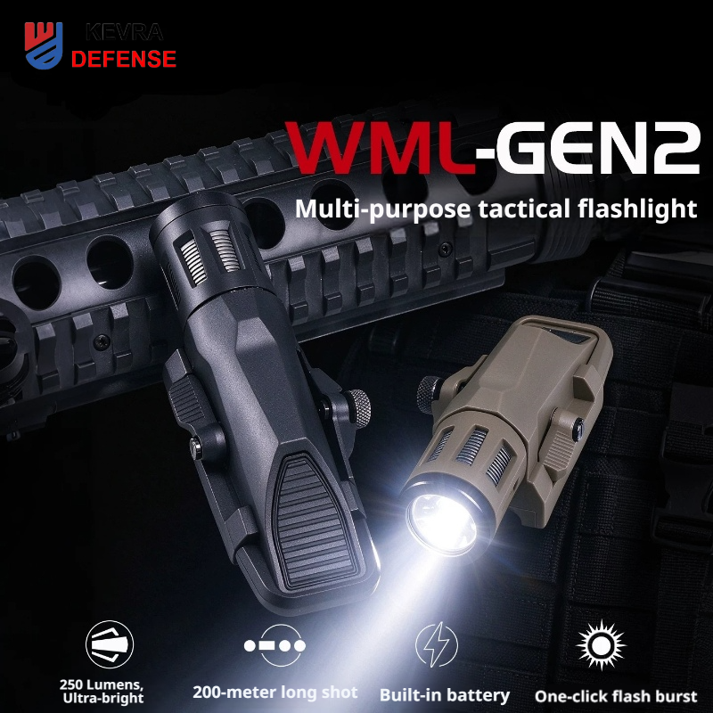 WML Gen 2 Tactical Helmet Light | 250 Lumens