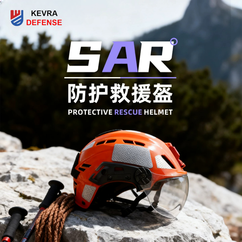 SAR Carbon Fiber Rescue Helmet | Lightweight Impact-Resistant Safety Helmet