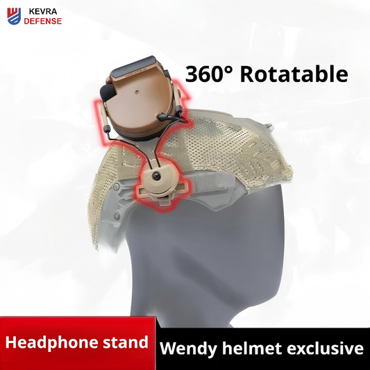 Wendy Helmet Rotatable Headset Mount - Specialized Tactical Helmet Accessory