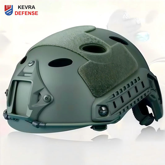 FAST Standard Edition Three-Hole Tactical Helmet with Circular Ventilation Holes - Outdoor Cycling, Realistic CS, Field Protection Headgear
