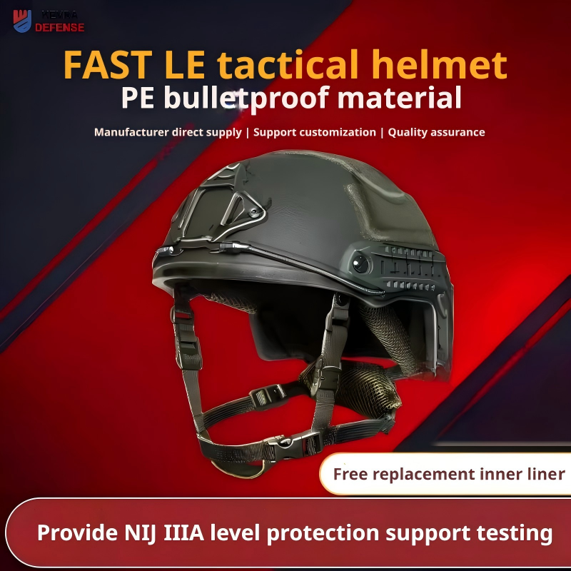 FAST LE High-Cut NIJ IIIA UHMW-PE Ballistic Helmet | Team Wendy Suspension