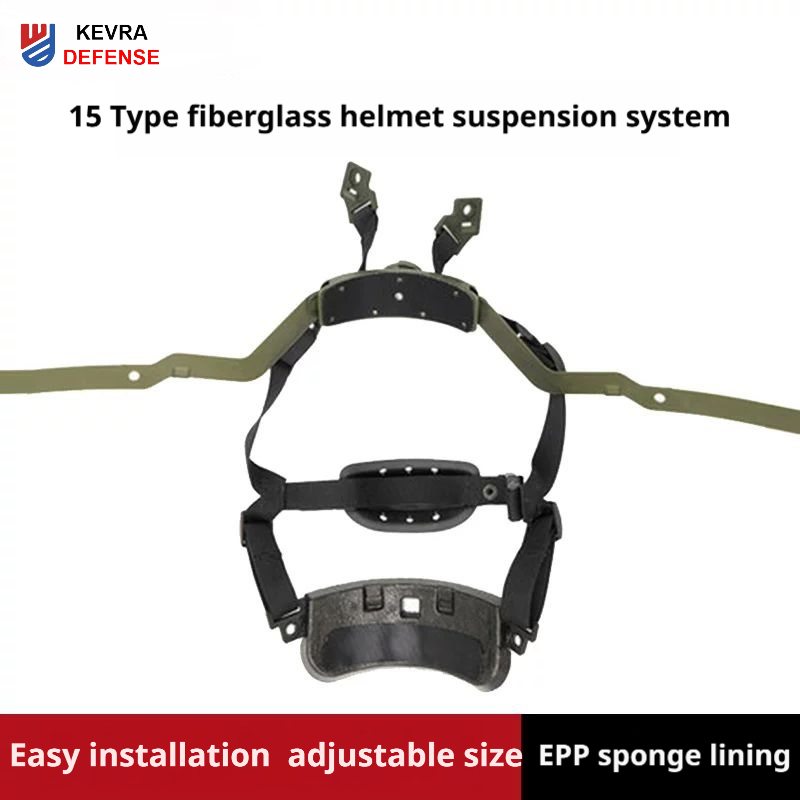 Type 15 Fiberglass Helmet Suspension System, Outdoor Helmet Accessory