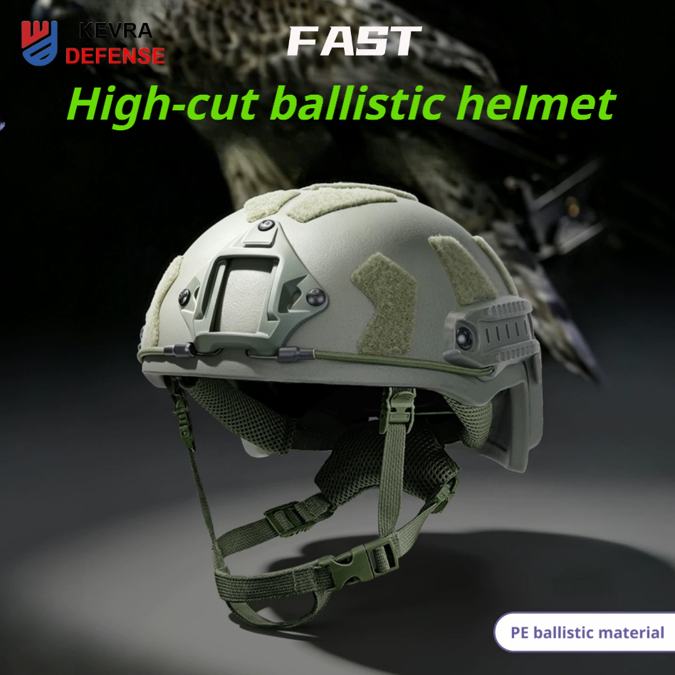 FAST High-Cut Ballistic Helmet | NIJ IIIA UHMW-PE with Team Wendy Suspension