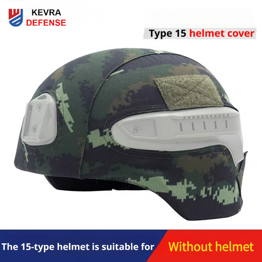 Type 15 Tactical Helmet Rail Cover - Training Camouflage Helmet Cloth