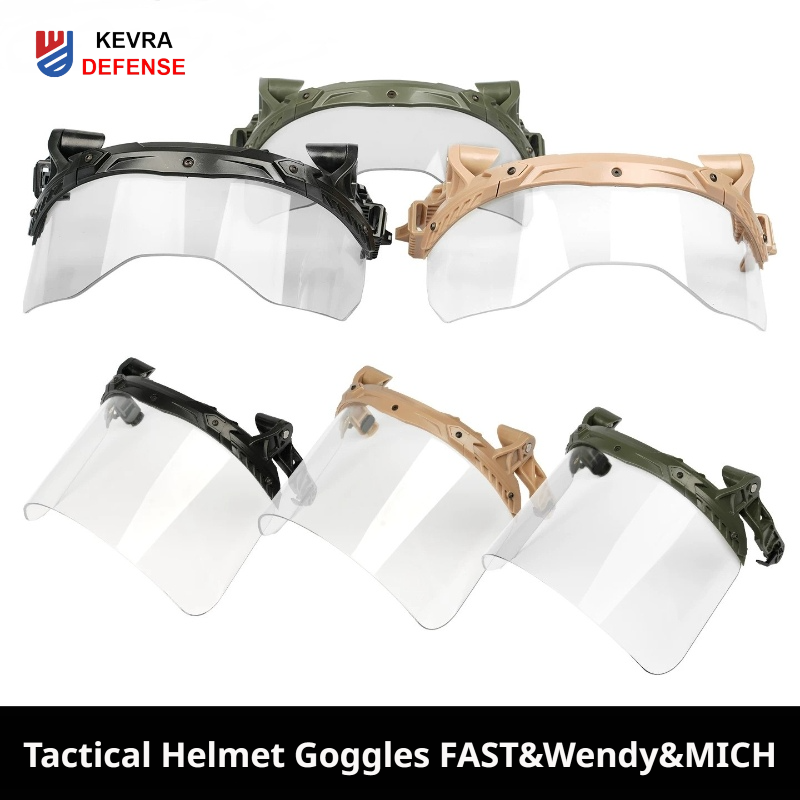 Tactical Helmet Visor & Face Shield | FAST & Wendy Compatible