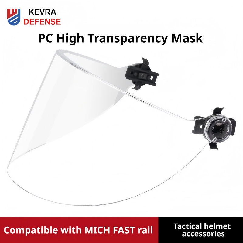 Flip-Up Clear PC Visor | AirFrame, FAST & ACH Helmet Compatible
