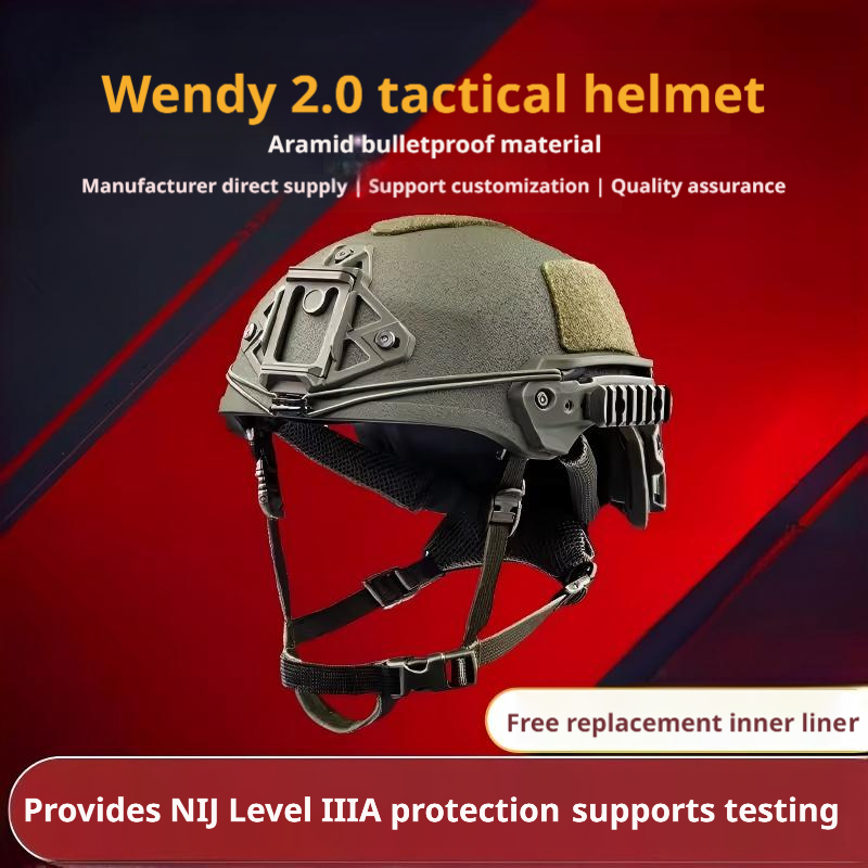 WENDY EXFIL RAIL 2.0 NIJ IIIA Aramid Ballistic Helmet | Kevlar Bulletproof Helmet