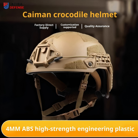Caiman ABS Anti-Riot Tactical Helmet - High-Cut Version for Tactical Gear & Airsoft Games