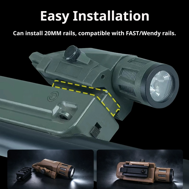 WML Gen 2 Tactical Helmet Light | 250 Lumens