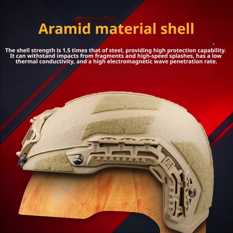 Caiman Aramid High-Cut Ballistic Helmet NIJ IIIA | V50 684m/s