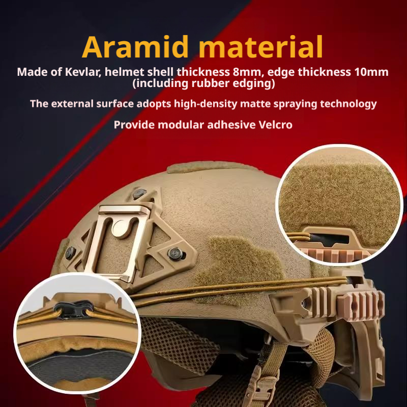 WENDY SFRAIL 3.0 NIJ IIIA Aramid Ballistic Helmet | Tactical Bulletproof Helmet