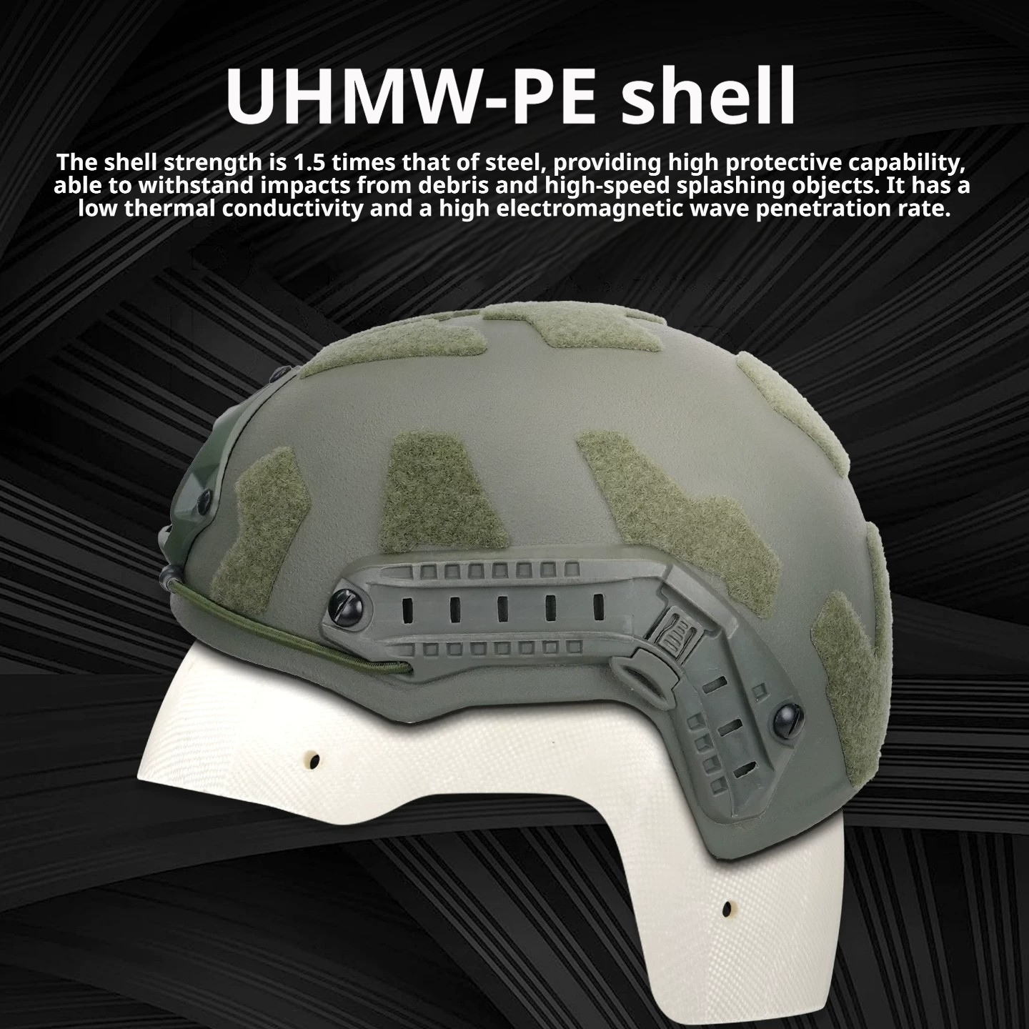 FAST High-Cut Ballistic Helmet | NIJ IIIA UHMW-PE with Team Wendy Suspension