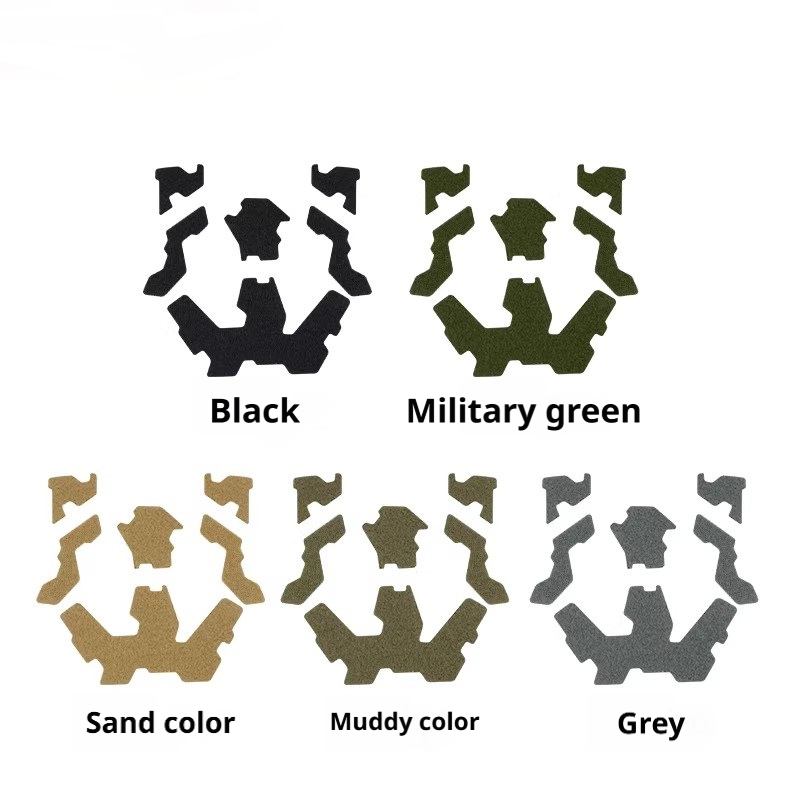 Tactical Helmet Velcro Loop Pad | Adhesive Backing, 5 Colors