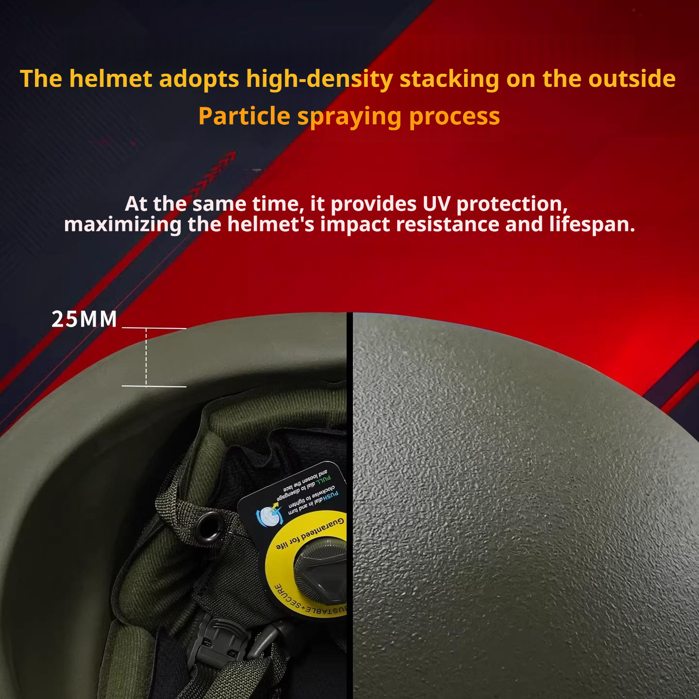 PASGT M88 NIJ RF2 Rifle-Resistant Helmet | UHMW-PE, AK Rated Ballistic Helmet