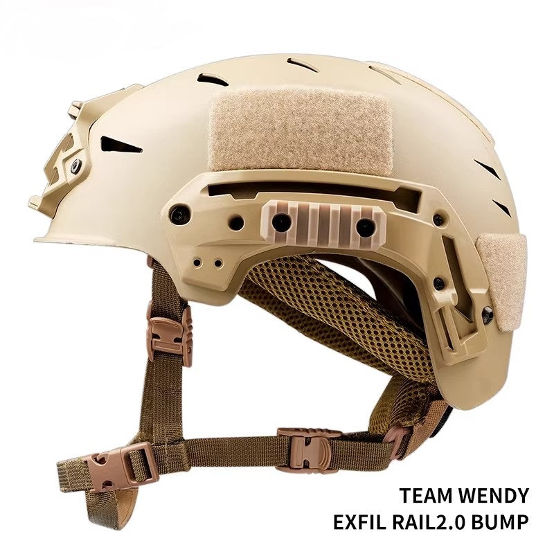 Wendy 2.0 ABS Lightweight Tactical Helmet - Ventilated Anti-Riot Helmet for Cycling