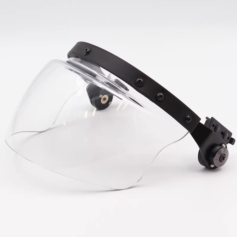Anti Riot Face Mask FAST MICH Tactical Helmet Anti-Riot Face Shield – 4.5mm ABS, 90 ...