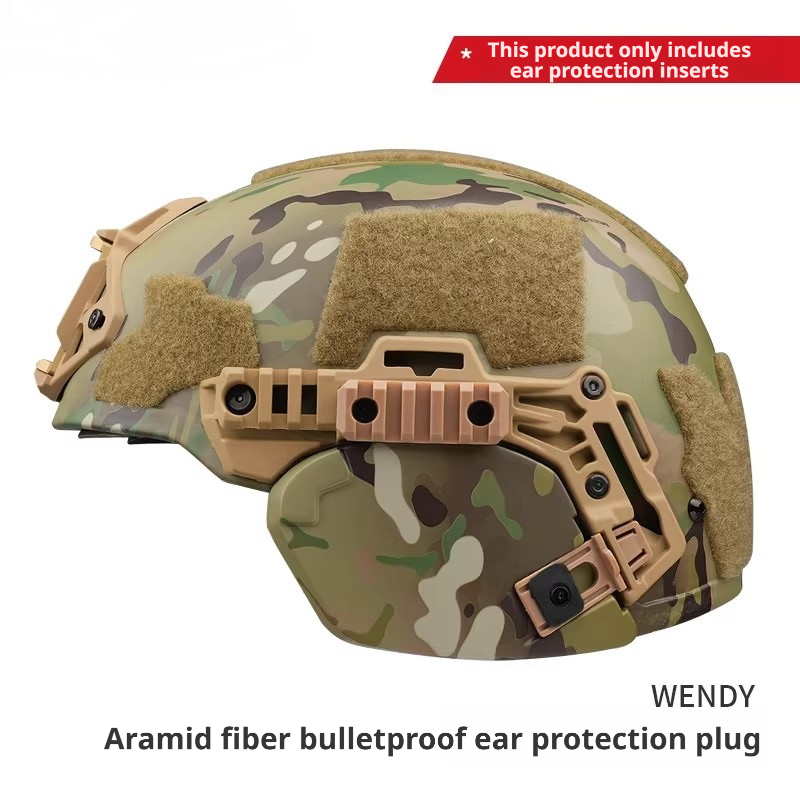 Wendy Helmet Aramid Ballistic Ear Protection Inserts NIJ IIIA Helmet Accessory