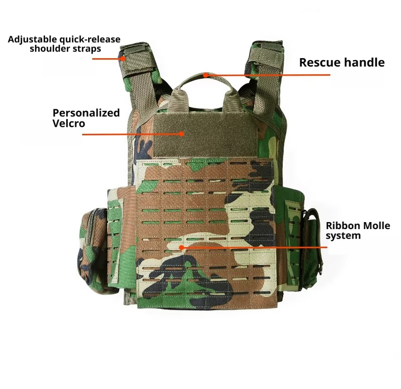 Quick Release Tactical Vest | 3D Ventilation, Plate Ready
