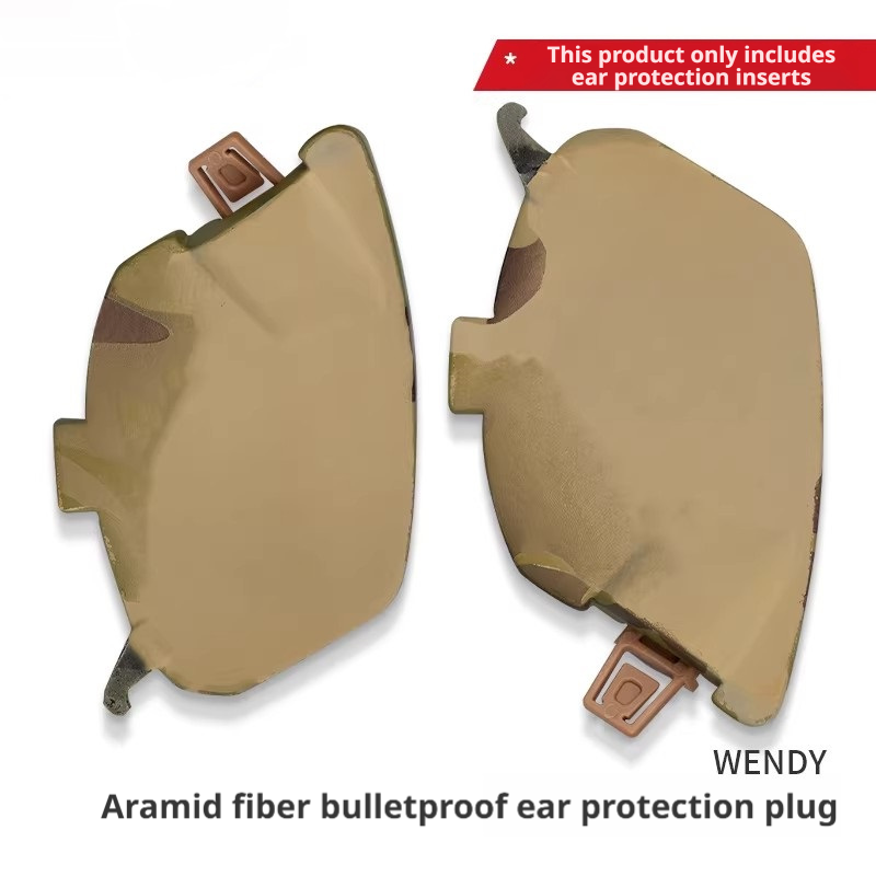 Wendy Helmet Aramid Ballistic Ear Protection Inserts NIJ IIIA Helmet Accessory