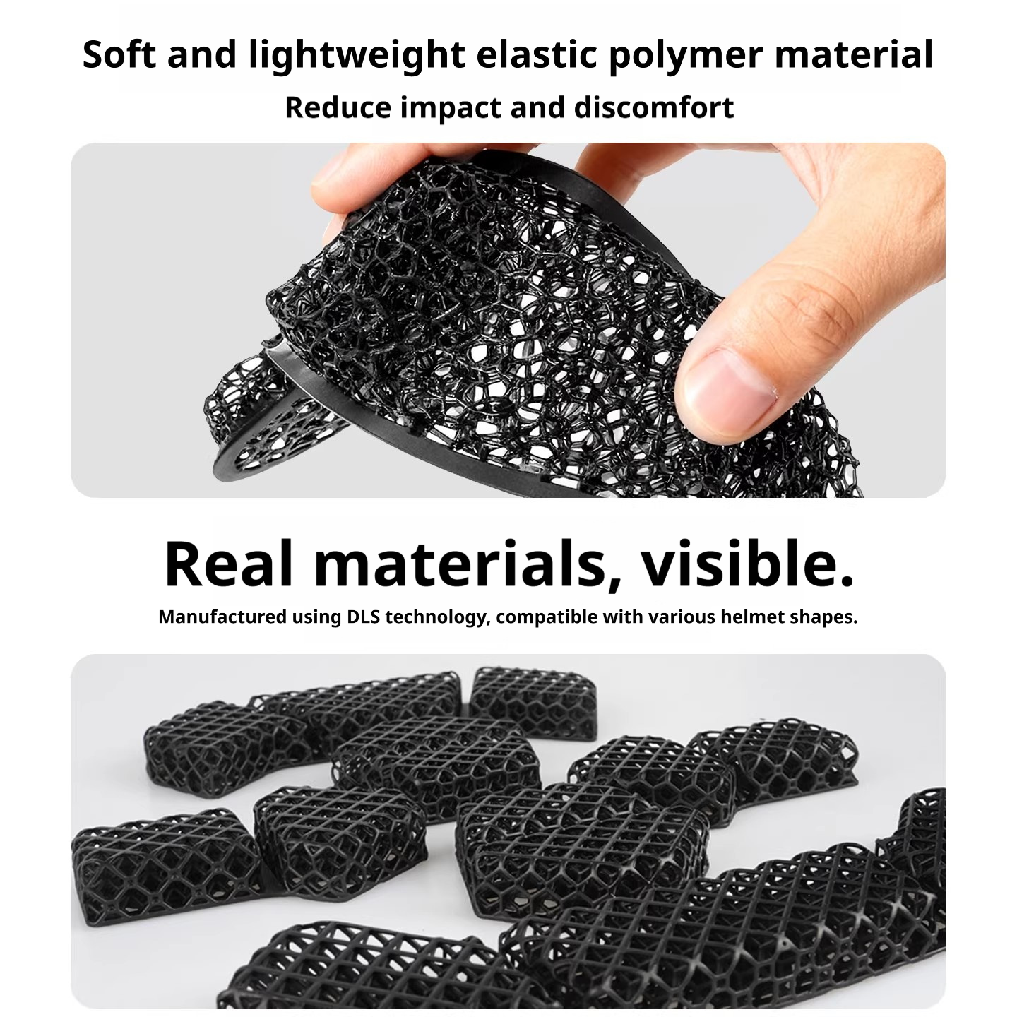 3D Hollow Breathable Cushion Pad - Universal Inner Liner for Tactical Helmets