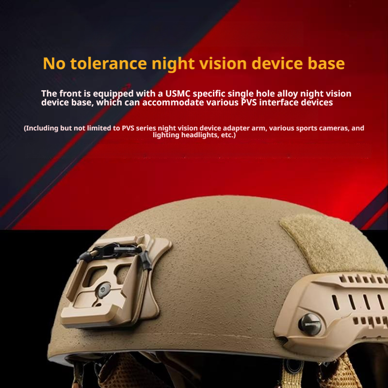 USMC ECH High-Cut NIJ IIIA Aramid Ballistic Helmet |Team Wendy BOA Suspension