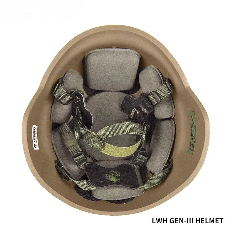 USMC LWH Nylon Tactical Training Helmet | MSA Foam Anti-Riot
