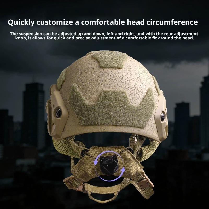 FAST SF Tactical Helmet | Fiberglass | NVG Mount & ARC Rails