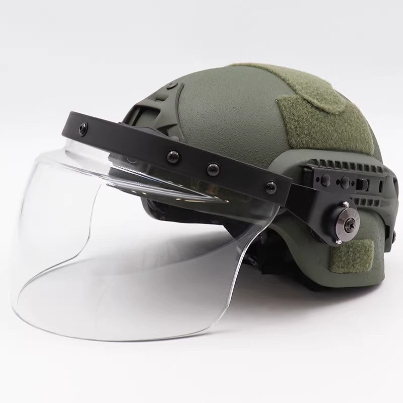 FAST MICH Tactical Helmet Clear Anti-Fog High-Strength Anti-Riot Face Shield