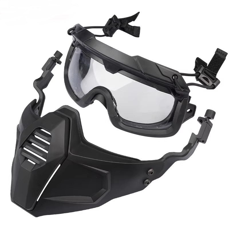 OPS MANDIBLE Chin Guard & Goggle Set | FAST Compatible