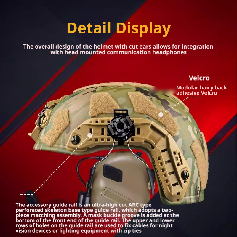 FAST SF NIJ IIIA Ballistic Helmet | Multicam UHMW-PE | Team Wendy
