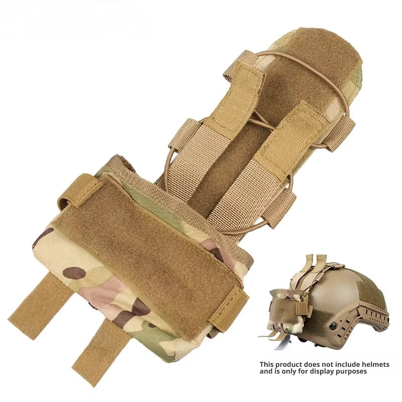 Helmet NVG Counterweight Pouch | Velcro Mount, FAST & WENDY Fit