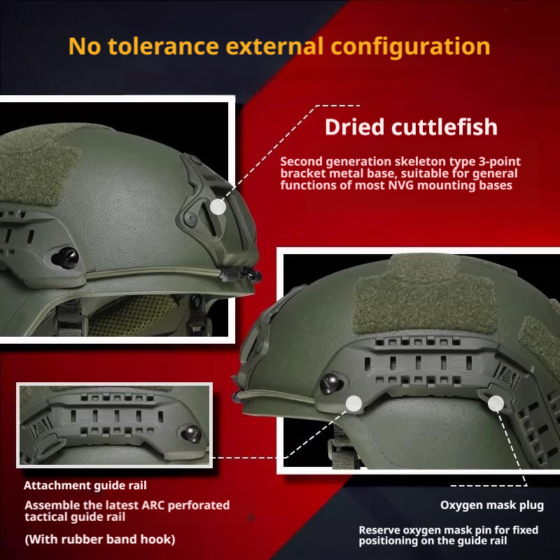 MICH2000 Action NIJ IIIA Aramid Ballistic Helmet | Tactical Bulletproof Helmet