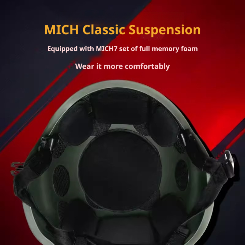 MICH2000 NIJ IIIA Aramid Ballistic Helmet | Kevlar Tactical Bulletproof Helmet