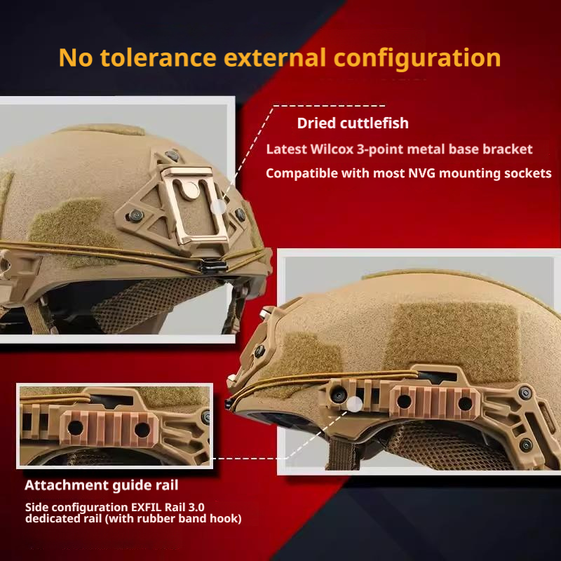 WENDY SFRAIL 3.0 NIJ IIIA Aramid Ballistic Helmet | Tactical Bulletproof Helmet