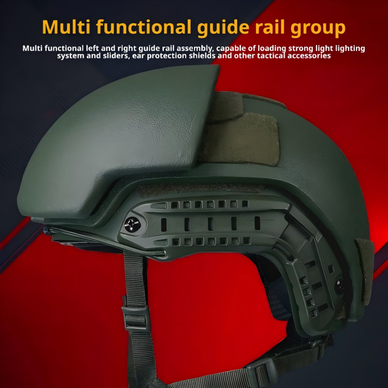3-in-1 Aramid NIJ IIIA Ballistic Modular Helmet | 63mm Triple-Layer