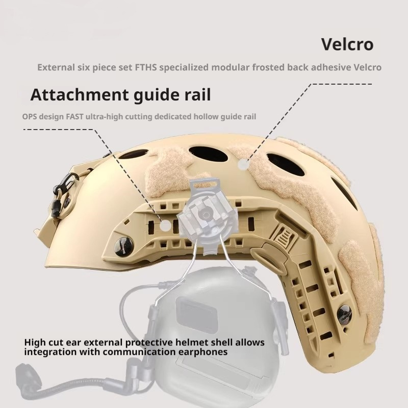 FAST FTHS ABS High-Impact Tactical Helmet - Special Forces Training Helmet